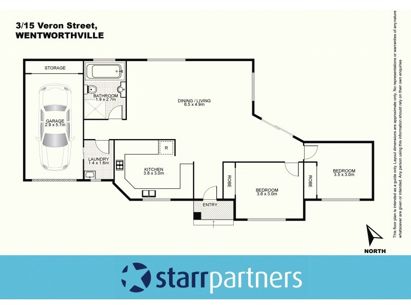 3/15 Veron Street, Wentworthville NSW 2145 Floorplan