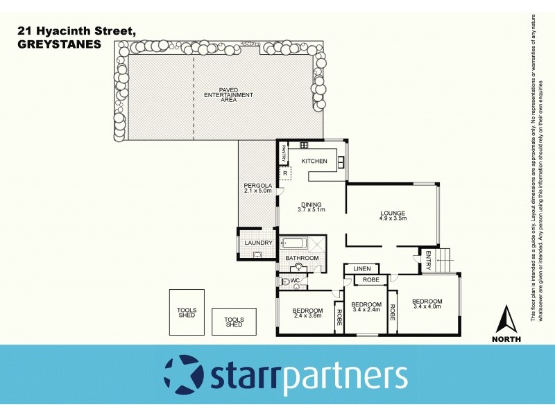 21 Hyacinth Street, Greystanes NSW 2145 Floorplan