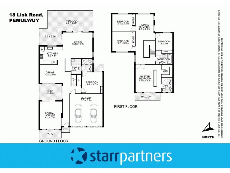 18 Lisk Road, Pemulwuy NSW 2145 Floorplan