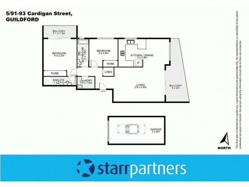 5/91-93 Cardigan Street, Guildford NSW 2161 Floorplan
