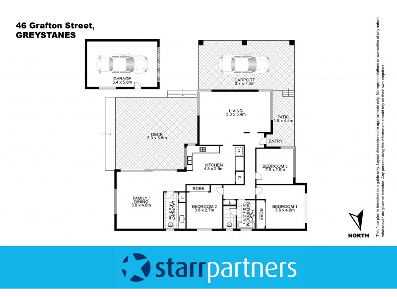 46 Grafton Street, Greystanes NSW 2145 Floorplan