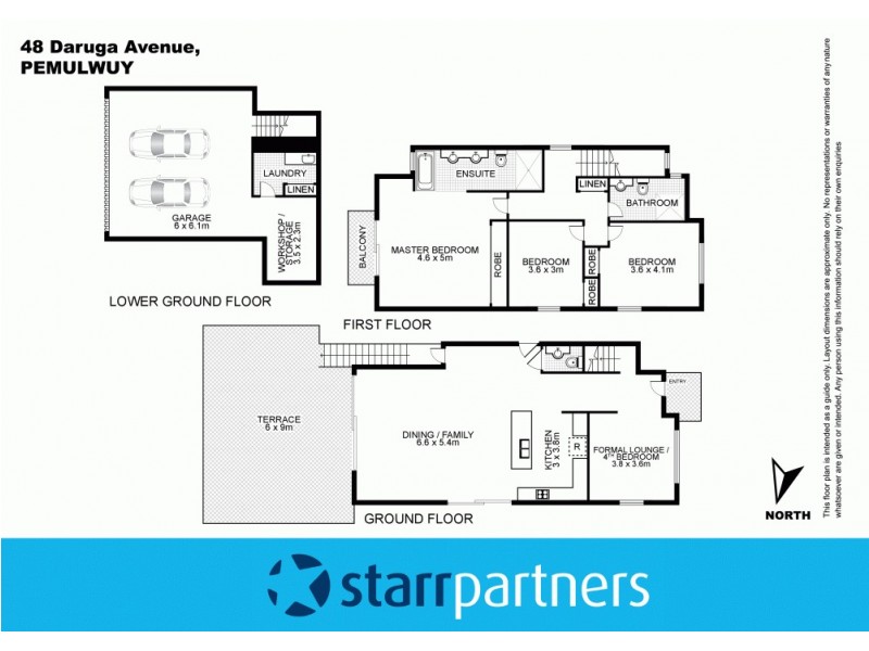 48 Daruga Avenue, Pemulwuy NSW 2145 Floorplan