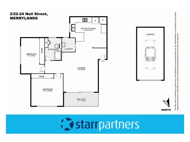 2/22-24 Neil Street, Merrylands NSW 2160 Floorplan