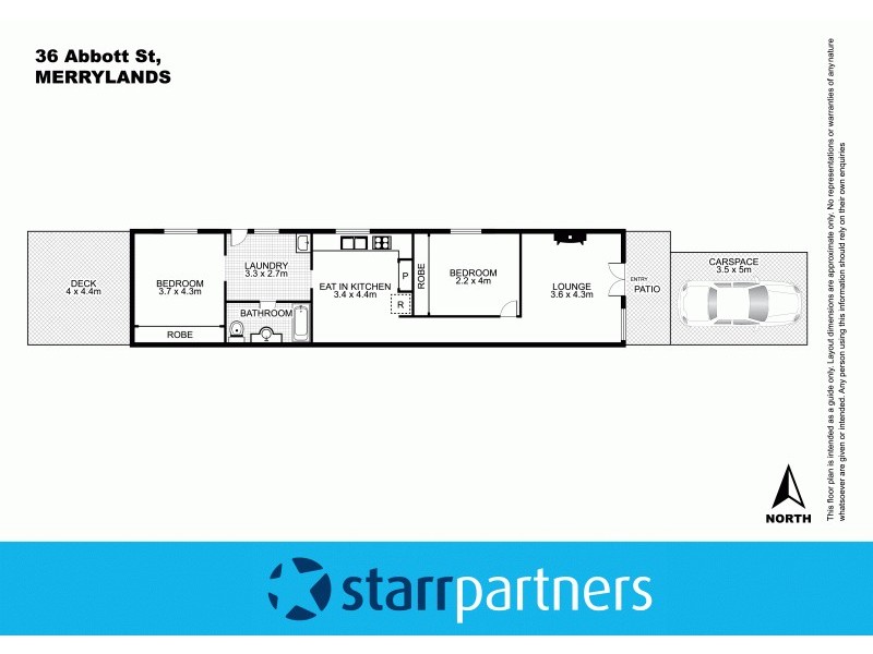 36 Abbott Street, Merrylands NSW 2160 Floorplan