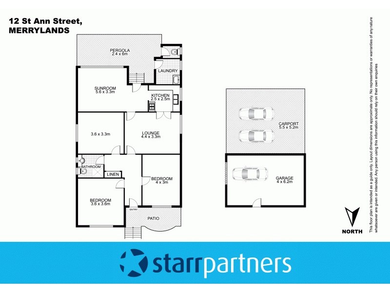 12 St Ann Street, Merrylands NSW 2160 Floorplan