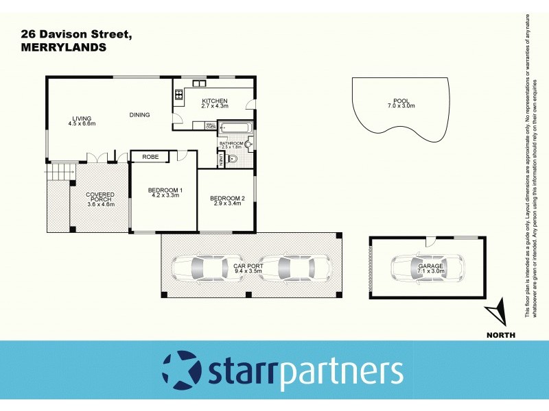 26 Davison Street, Merrylands NSW 2160 Floorplan