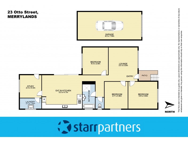 23 Otto Street, Merrylands NSW 2160 Floorplan