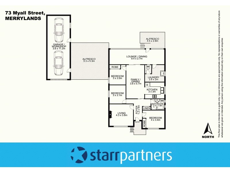 73 Myall Street, Merrylands NSW 2160 Floorplan