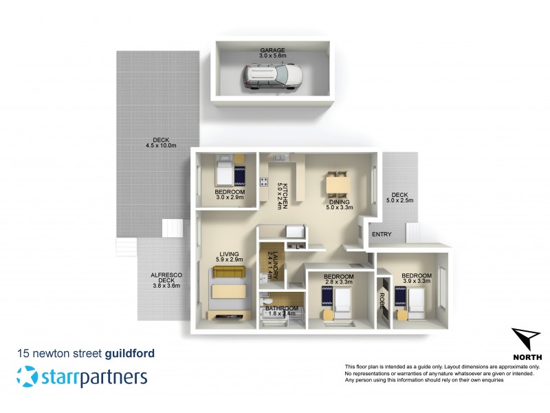 15 Newton Street, Guildford NSW 2161 Floorplan