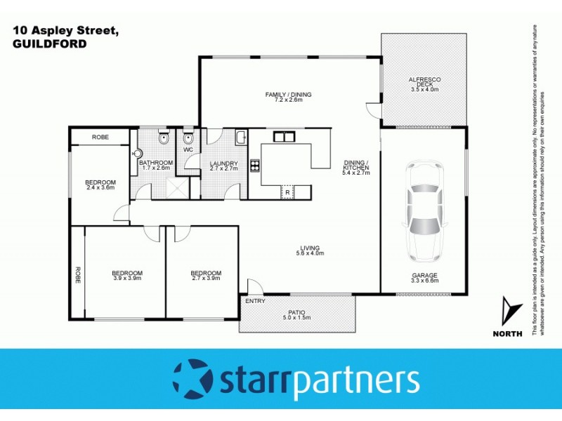 10 Apsley Street, Guildford NSW 2161 Floorplan