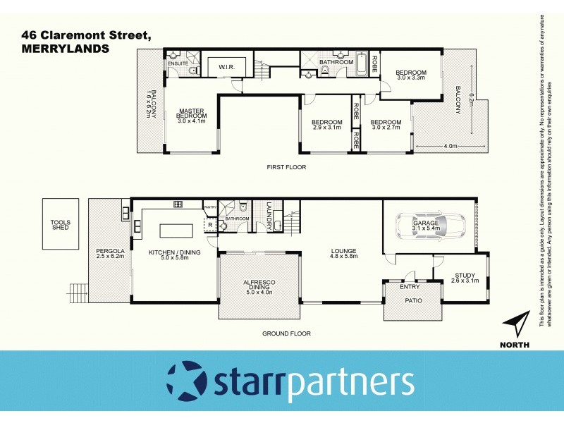 46 Claremont Street, Merrylands NSW 2160 Floorplan
