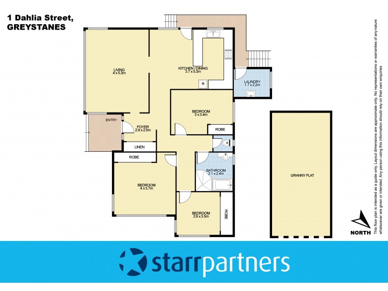 1 Dahlia Street, Greystanes NSW 2145 Floorplan