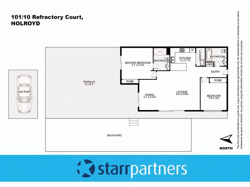 101/10 Refractory Court, Holroyd NSW 2142 Floorplan