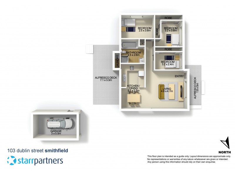 103 Dublin Street, Smithfield NSW 2164 Floorplan