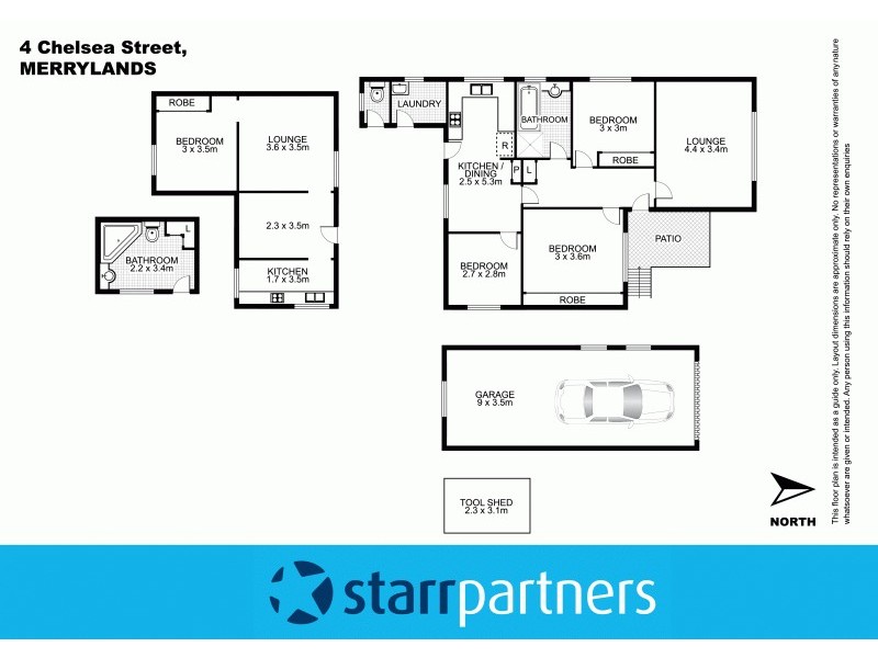 4 Chelsea Street, Merrylands NSW 2160 Floorplan
