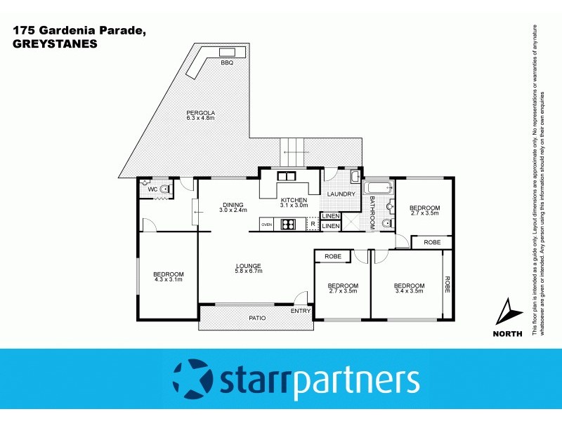 175 Gardenia Parade, Greystanes NSW 2145 Floorplan
