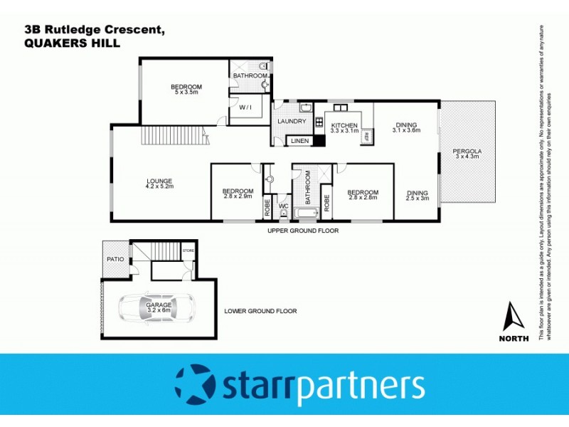3b Rutledge Crescent, Quakers Hill NSW 2763 Floorplan