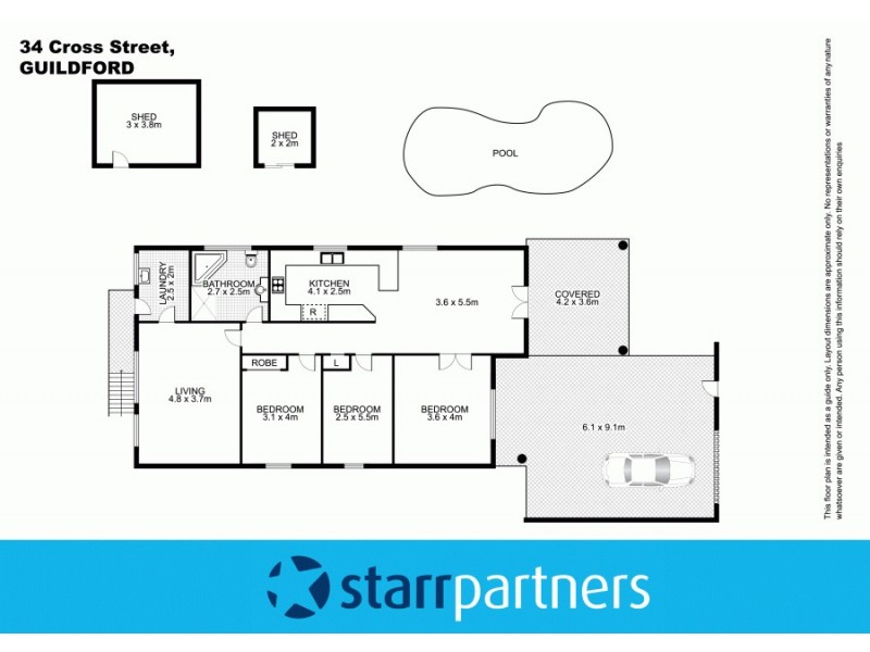 34 Cross Street, Guildford NSW 2161 Floorplan