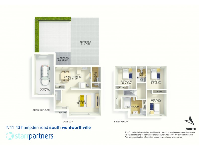 7/41-43 Hampden Road, South Wentworthville NSW 2145 Floorplan