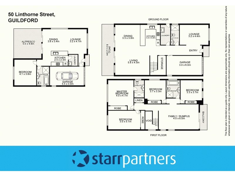 50 Linthorne Street, Guildford NSW 2161 Floorplan