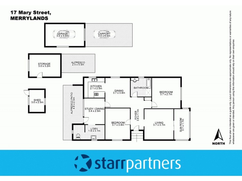 17 Mary Street, Merrylands NSW 2160 Floorplan