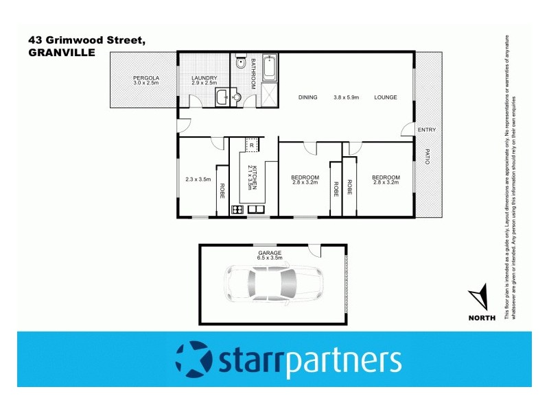 43 Grimwood Street, Granville NSW 2142 Floorplan