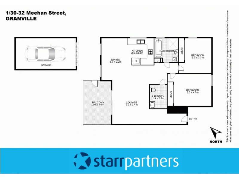 1/30-32 Meehan Street, Granville NSW 2142 Floorplan