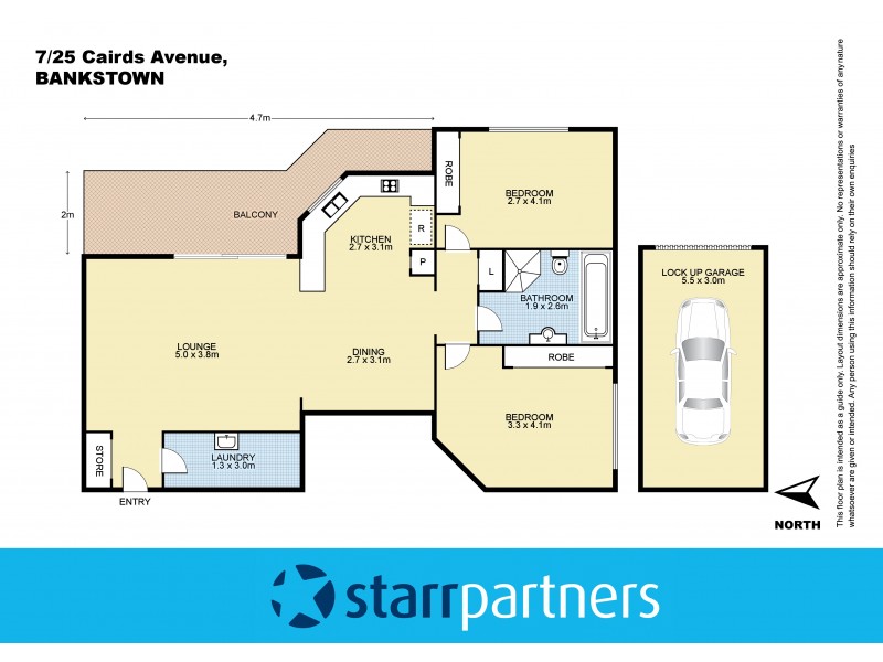 7/25 Cairds Avenue, Bankstown NSW 2200 Floorplan