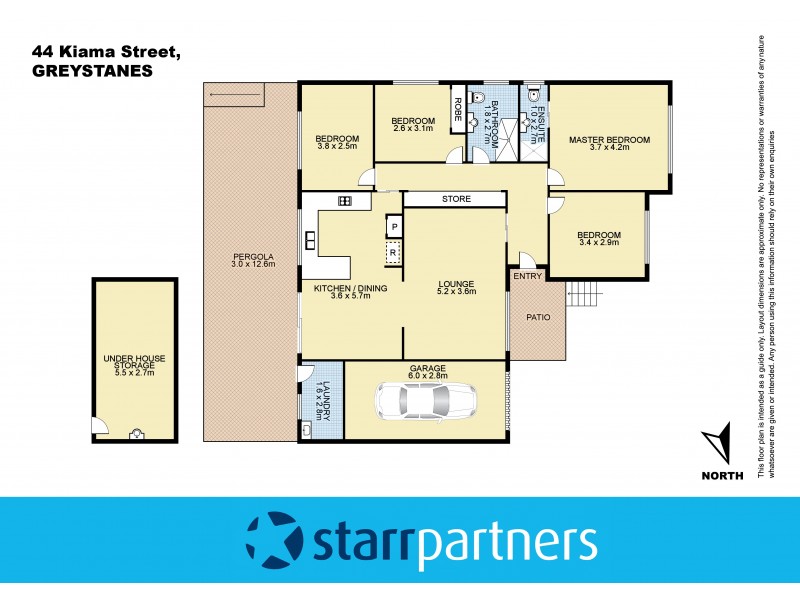 44 Kiama Street, Greystanes NSW 2145 Floorplan