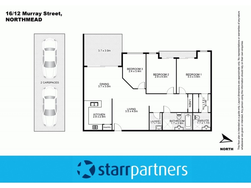 16/12 Murray Street, Northmead NSW 2152 Floorplan
