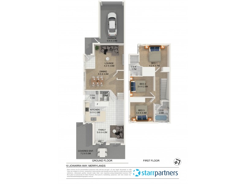 10 Jowarra Way, Merrylands NSW 2160 Floorplan