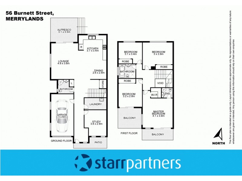 56 Burnett Street, Merrylands NSW 2160 Floorplan