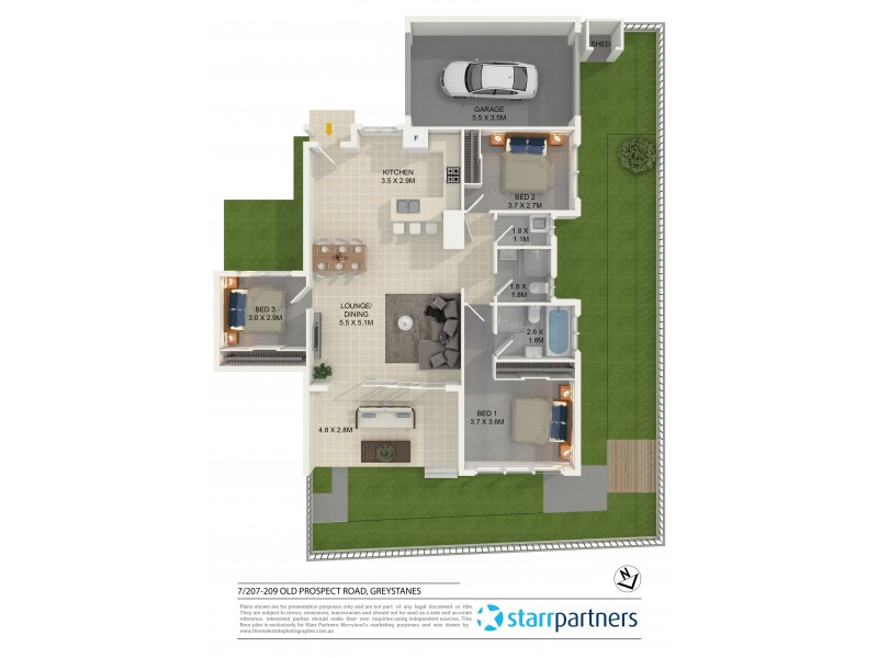 7/207-209 Old Prospect Road, Greystanes NSW 2145 Floorplan