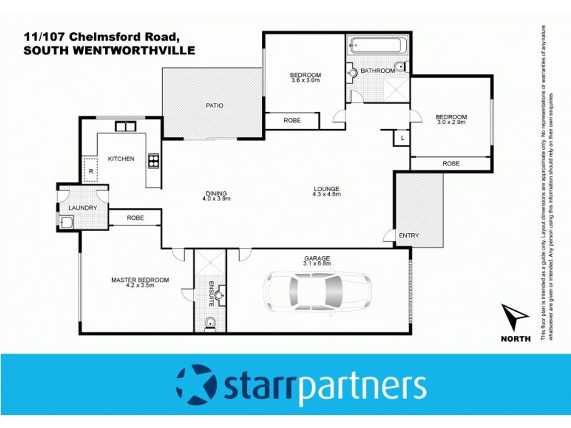11/107-109 Chelmsford Road, South Wentworthville NSW 2145 Floorplan