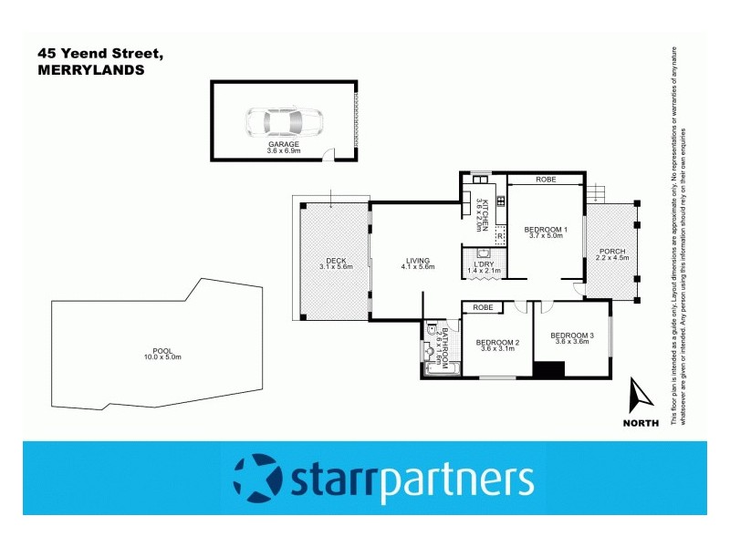 45 Yeend Street, Merrylands NSW 2160 Floorplan