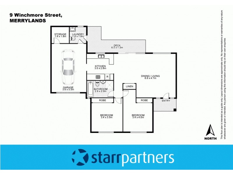 9 Winchmore Street, Merrylands NSW 2160 Floorplan