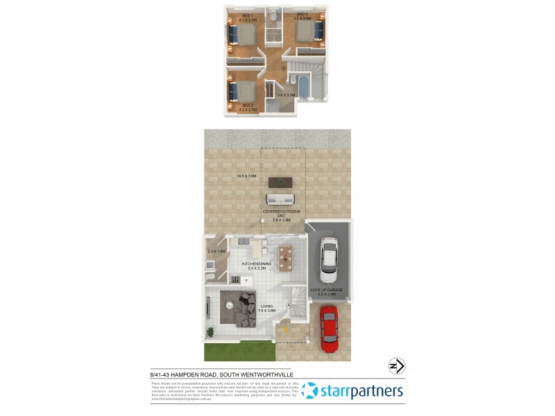 8/41-43 Hampden Road, South Wentworthville NSW 2145 Floorplan