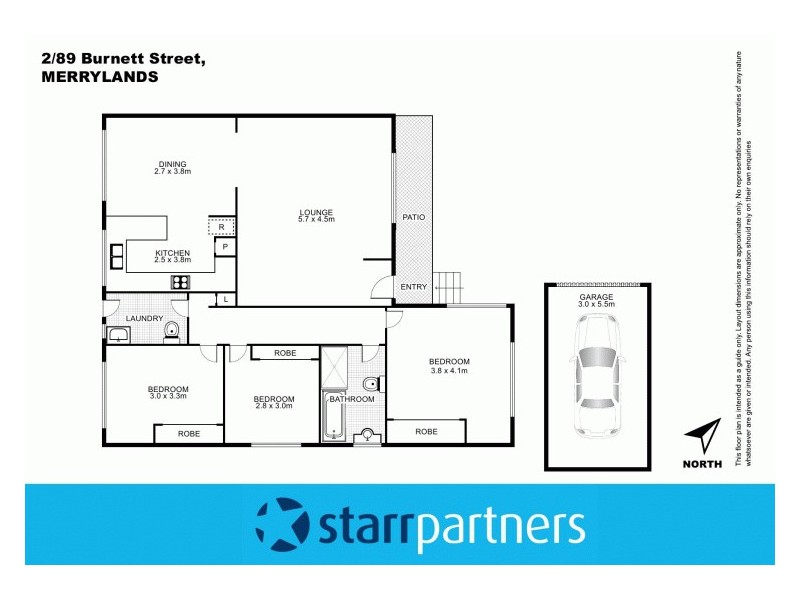 2/89 Burnett Street, Merrylands NSW 2160 Floorplan