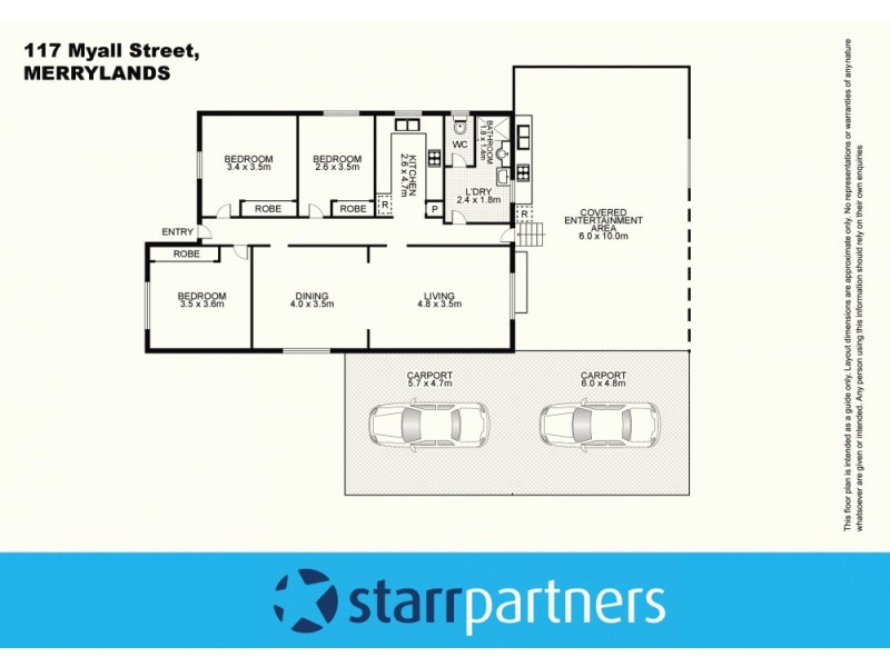 117 Myall Street, Merrylands NSW 2160 Floorplan