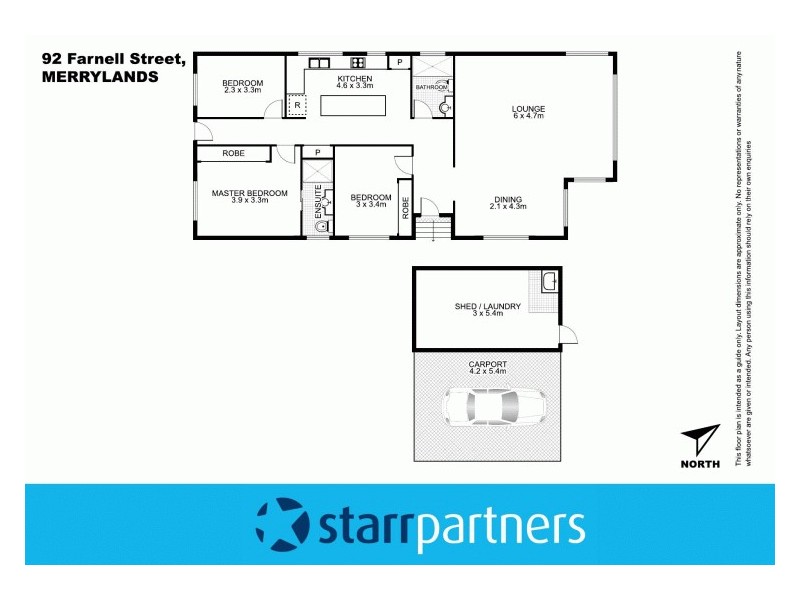 92 Farnell Street, Merrylands NSW 2160 Floorplan