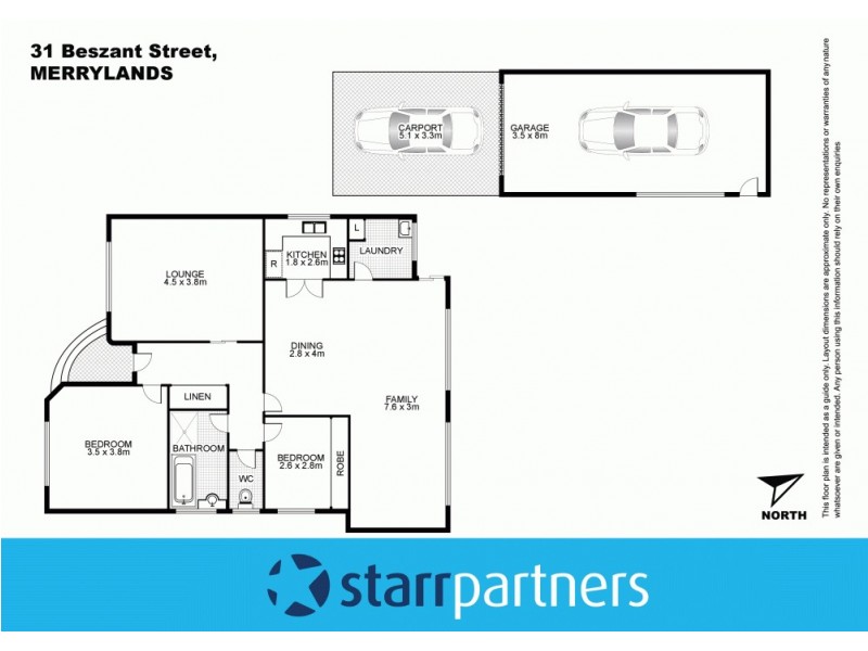 31 Beszant Street, Merrylands NSW 2160 Floorplan