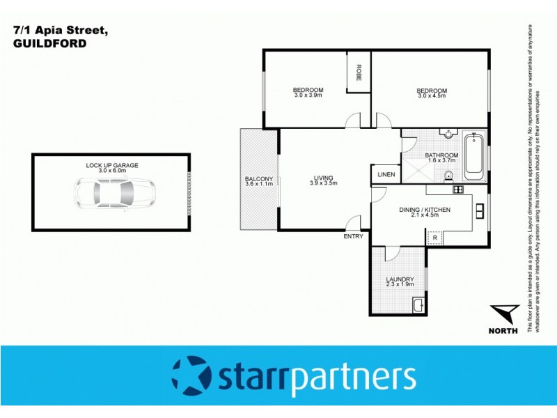 7/1-3 Apia Street, Guildford NSW 2161 Floorplan