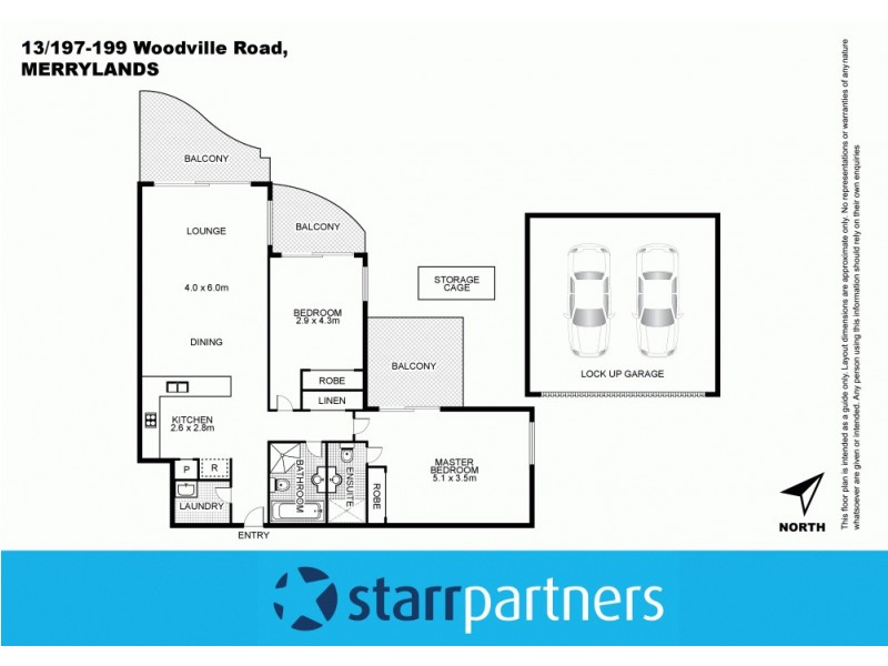 13/197-199 Woodville Road, Merrylands NSW 2160 Floorplan