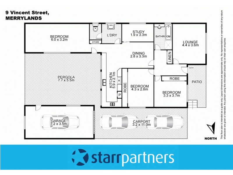 9 Vincent Street, Merrylands NSW 2160 Floorplan