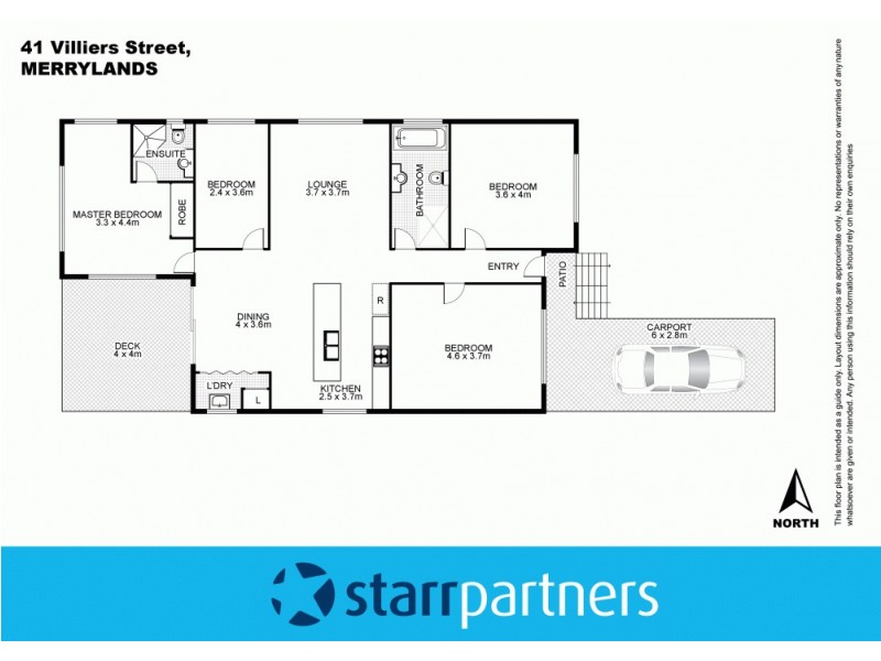 41 Villiers Street, Merrylands NSW 2160 Floorplan