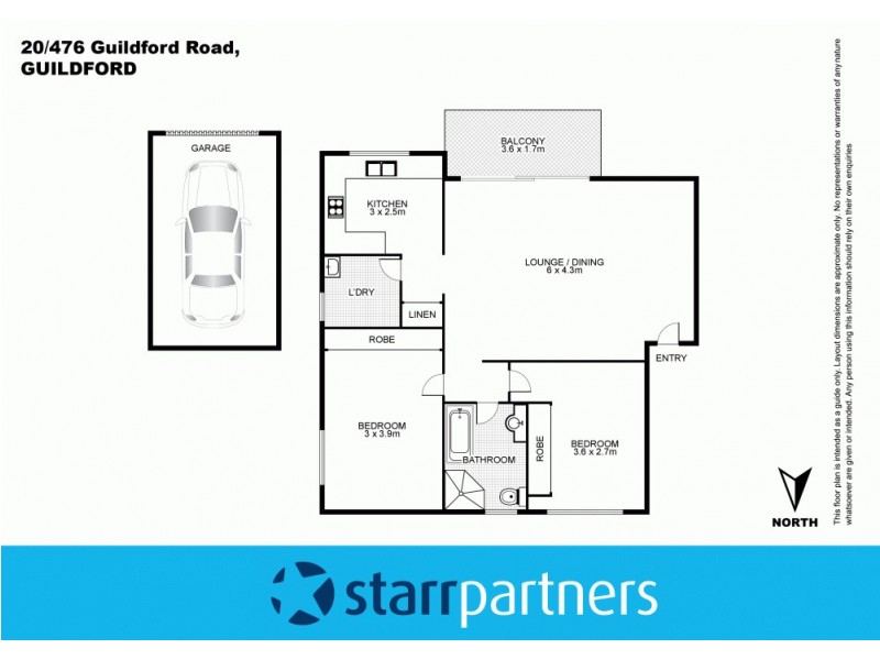 20/476 Guildford Road, Guildford NSW 2161 Floorplan