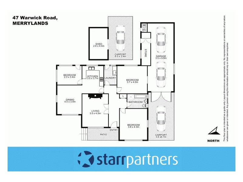 47 Warwick Road, Merrylands NSW 2160 Floorplan
