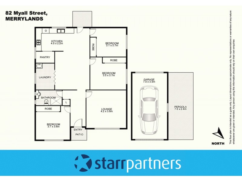 82 Myall Street, Merrylands NSW 2160 Floorplan