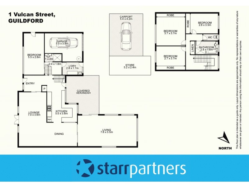 1 Vulcan Street, Guildford NSW 2161 Floorplan