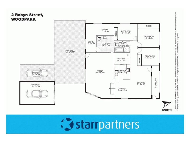 2 Robyn Street, Woodpark NSW 2164 Floorplan